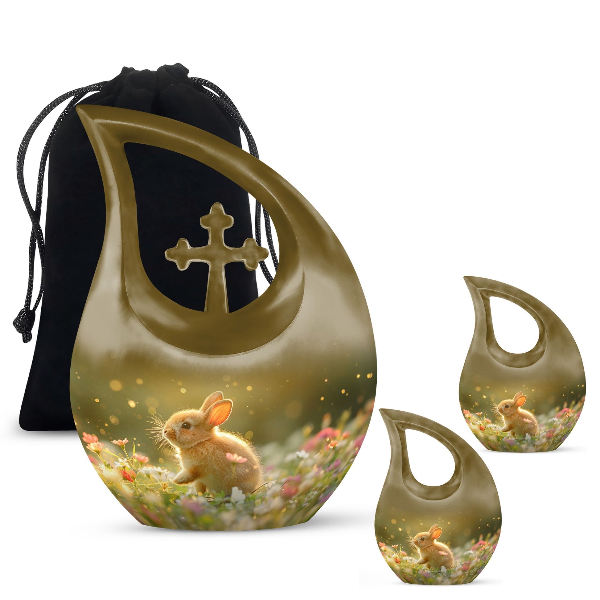 Rabbit Urns For Ashes - Men Urns For Human Ashes