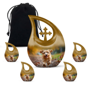 Large Urn With 4 Keepsake