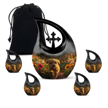 Large Urn With 4 Keepsake