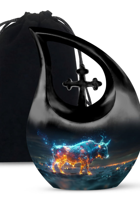 Bull Urns For Ashes - Urn For Ashes Adult Male Small Keepsake