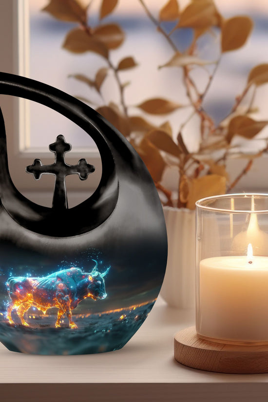 Bull Urns For Ashes - Urn For Ashes Adult Male Small Keepsake
