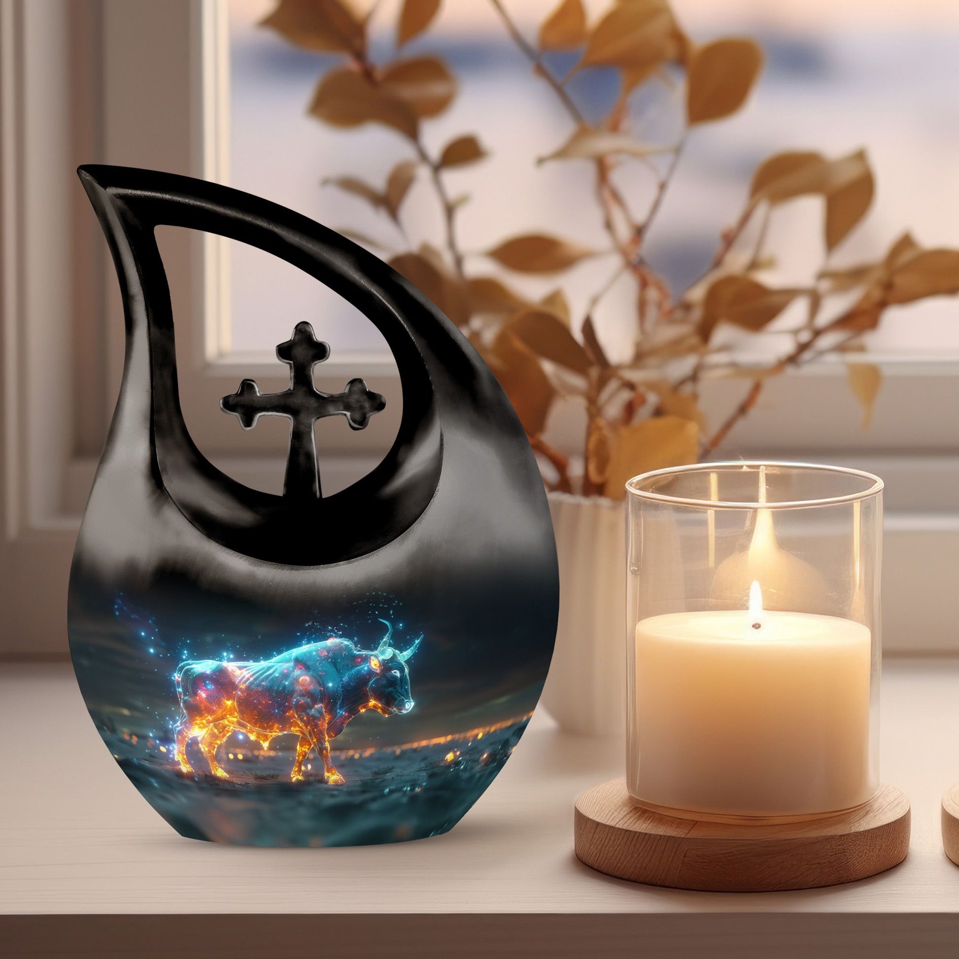Bull Urns For Ashes - Urn For Ashes Adult Male Small Keepsake
