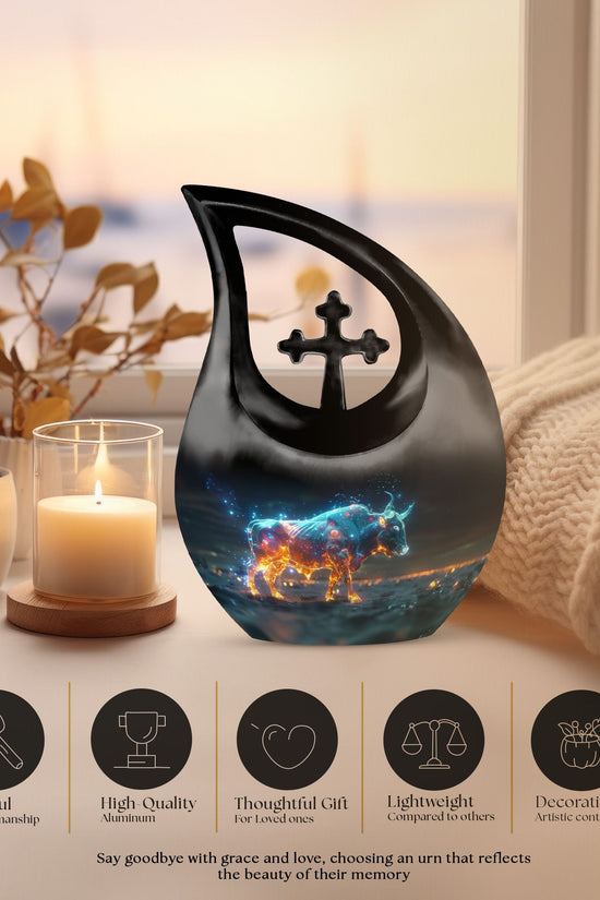 Bull Urns For Ashes - Urn For Ashes Adult Male Small Keepsake