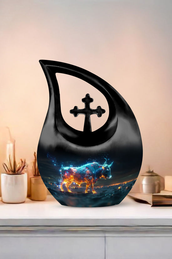 Bull Urns For Ashes - Urn For Ashes Adult Male Small Keepsake