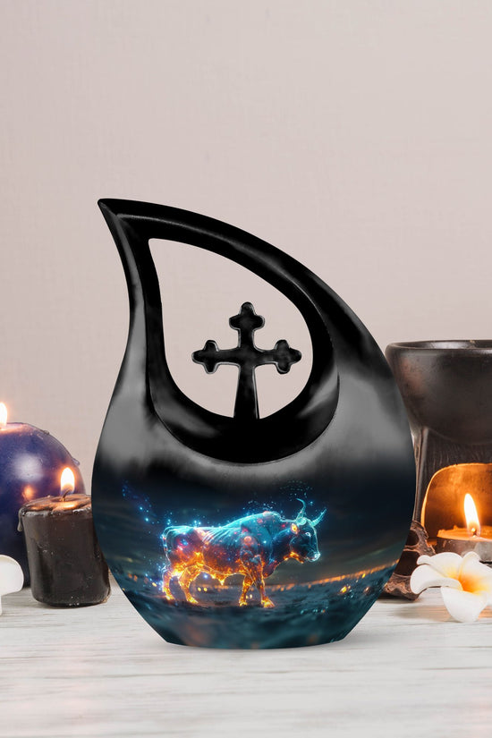 Bull Urns For Ashes - Urn For Ashes Adult Male Small Keepsake
