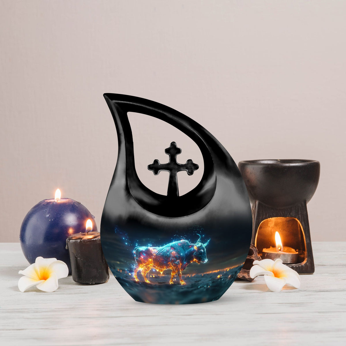 Bull Urns For Ashes - Urn For Ashes Adult Male Small Keepsake