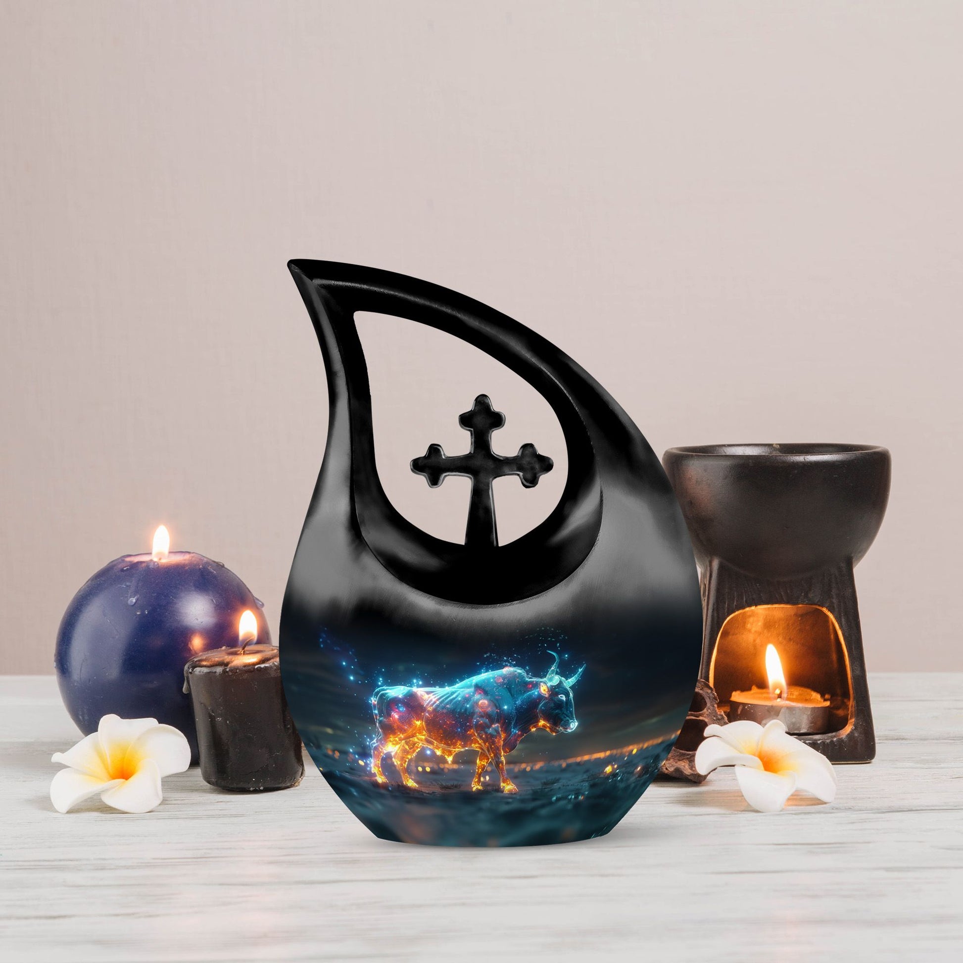 Bull Urns For Ashes - Urn For Ashes Adult Male Small Keepsake