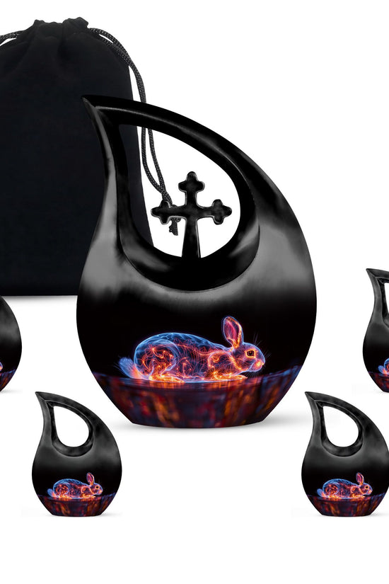 Rabbit Urns For Ashes - Small Urns For Human Ashes Adult Female