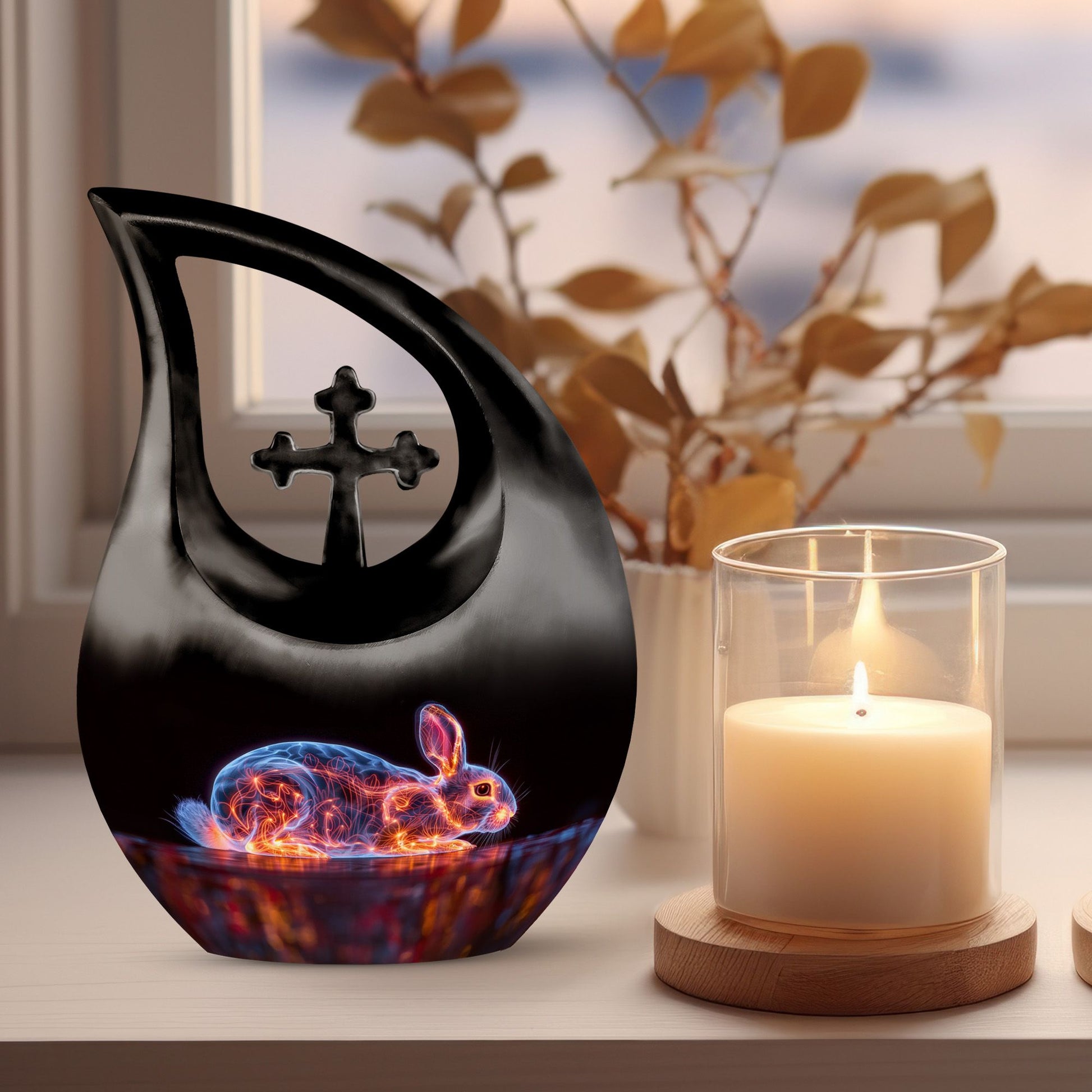 Rabbit Urns For Ashes - Small Urns For Human Ashes Adult Female