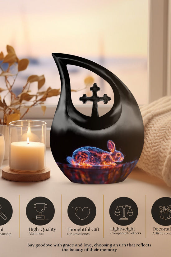Rabbit Urns For Ashes - Small Urns For Human Ashes Adult Female
