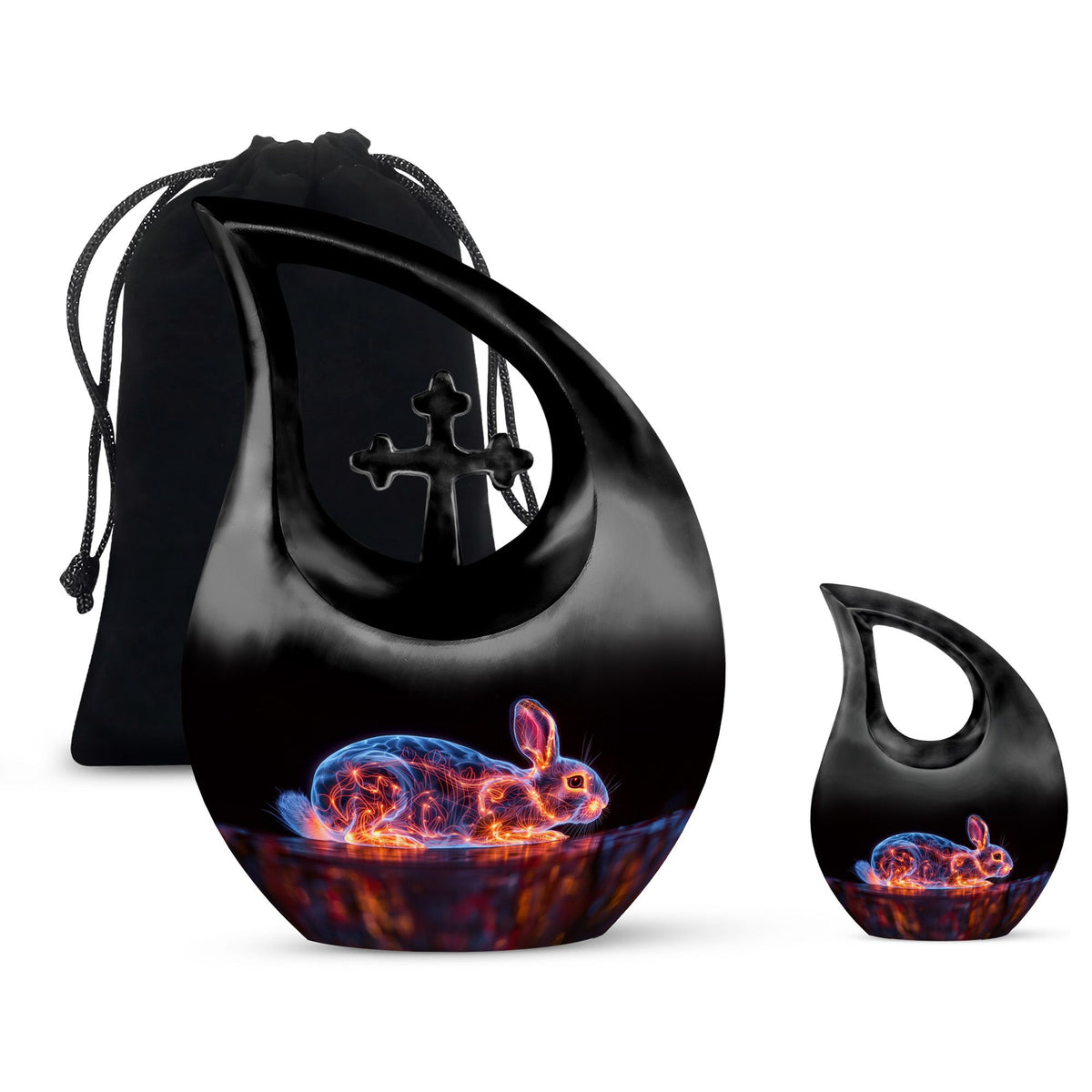 Rabbit Urns For Ashes - Small Urns For Human Ashes Adult Female