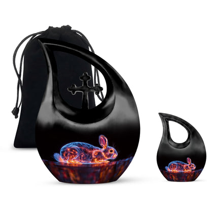 Rabbit Urns For Ashes - Small Urns For Human Ashes Adult Female