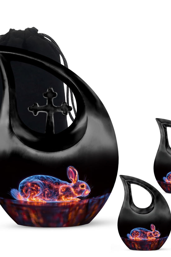 Rabbit Urns For Ashes - Small Urns For Human Ashes Adult Female