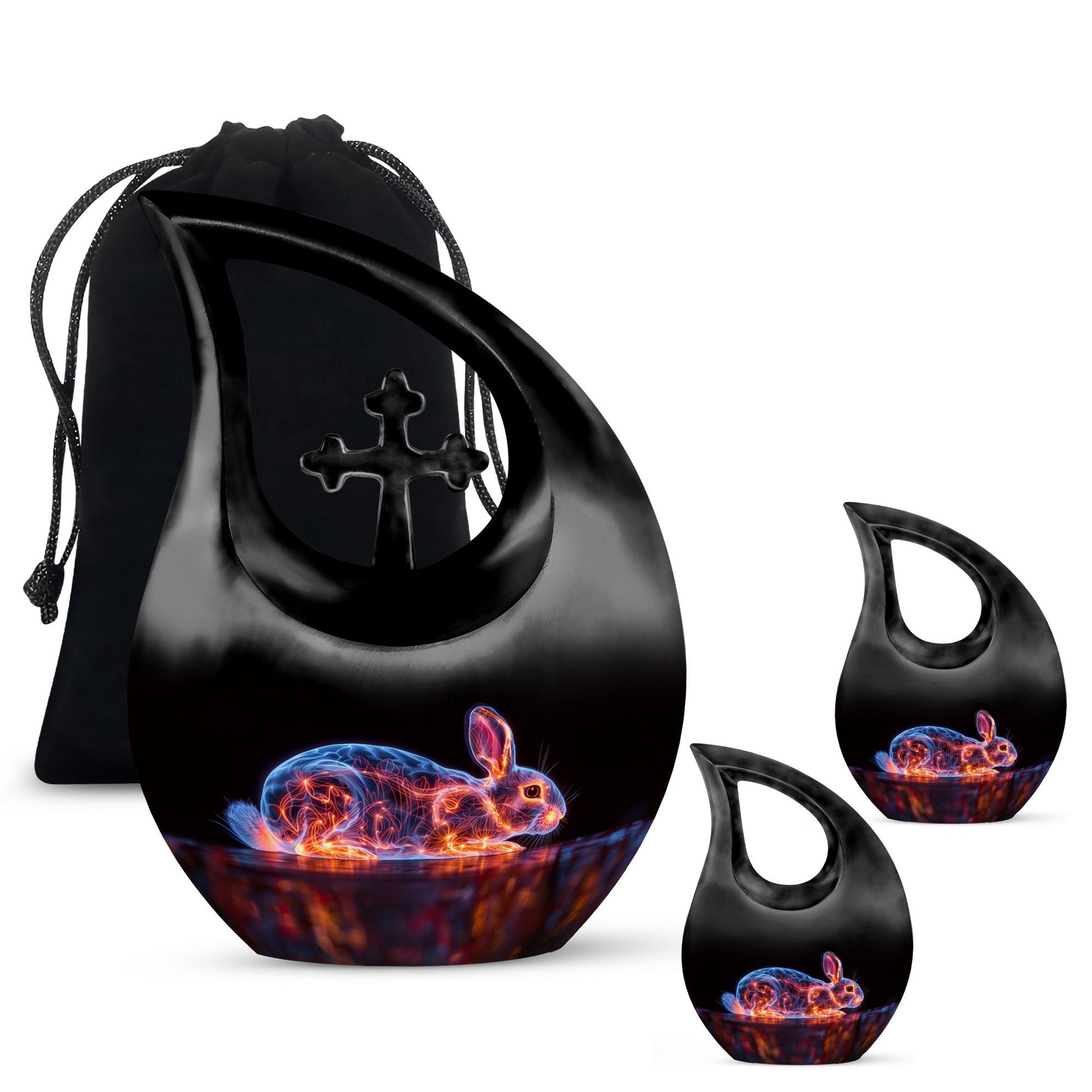 Rabbit Urns For Ashes - Small Urns For Human Ashes Adult Female