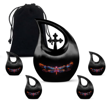 Large Urn With 4 Keepsake