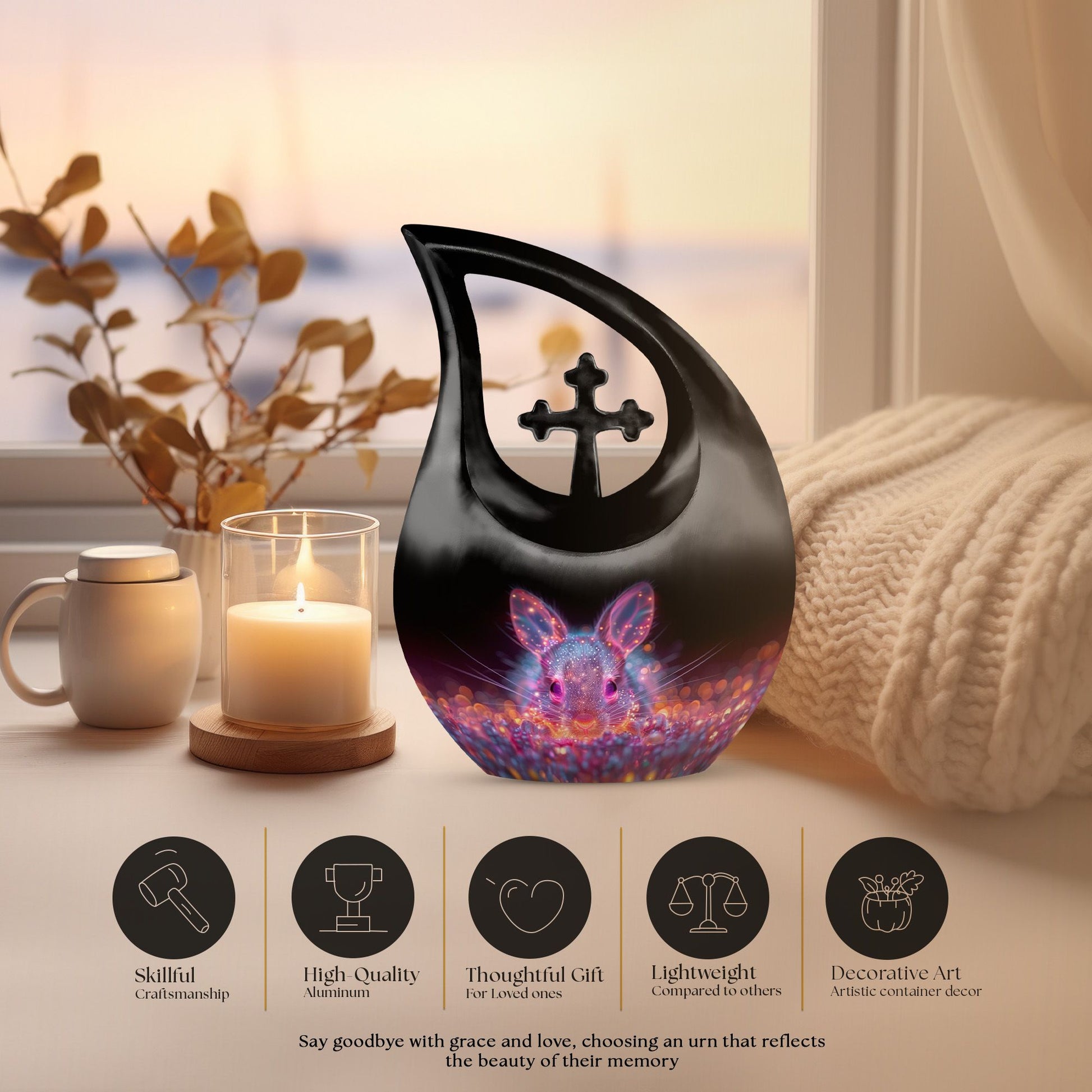 Rabbit Urns For Ashes - Urns For Human Ashes Adult Male Dad