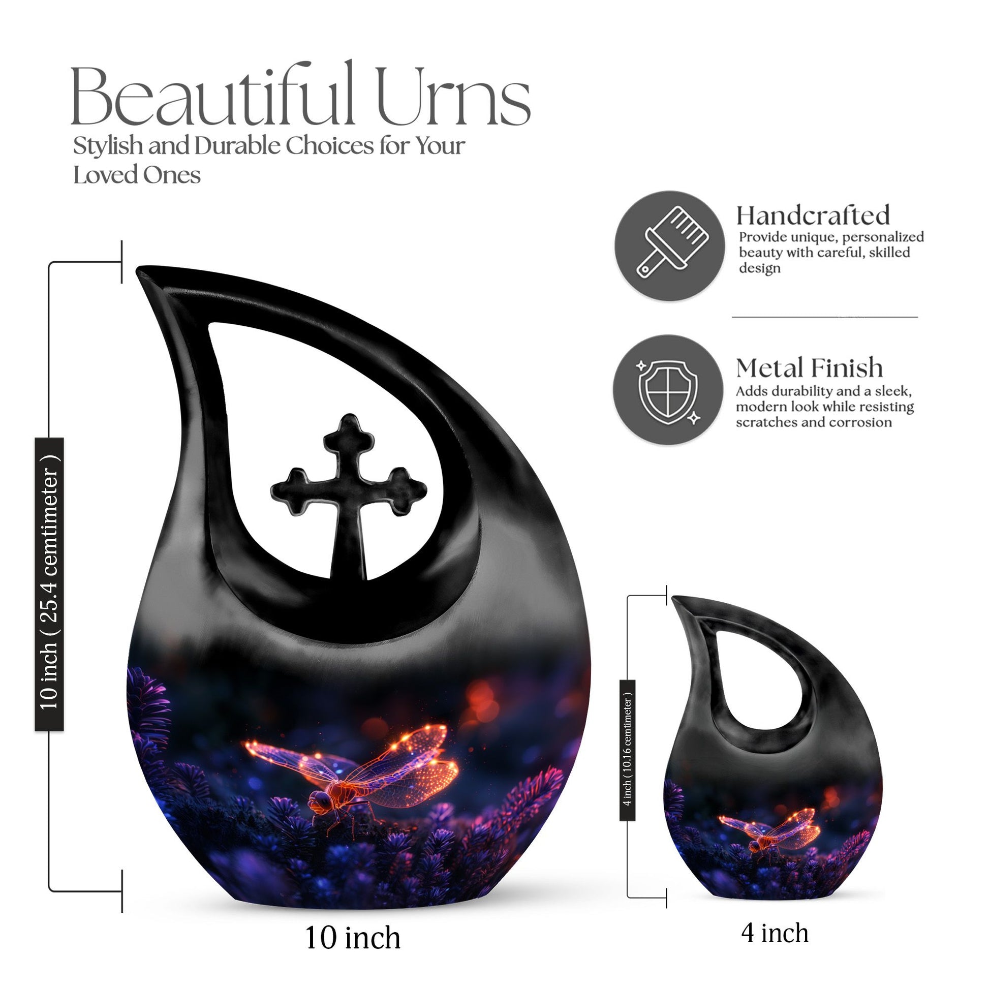Dragonfly Urns For Ashes - Urns For Adult Female Small