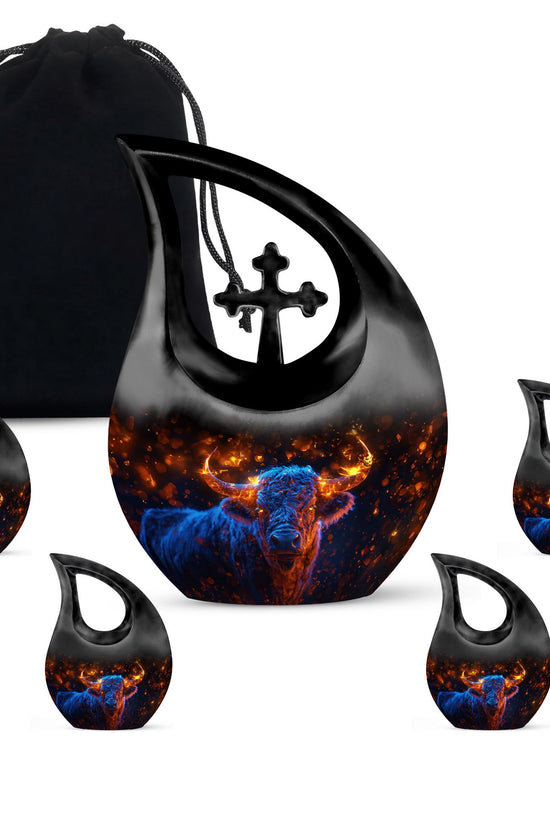 Bull Urns For Ashes - Urns For Adult Male Dad