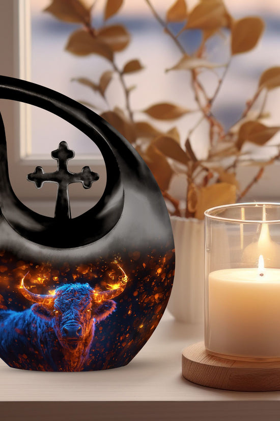 Bull Urns For Ashes - Urns For Adult Male Dad