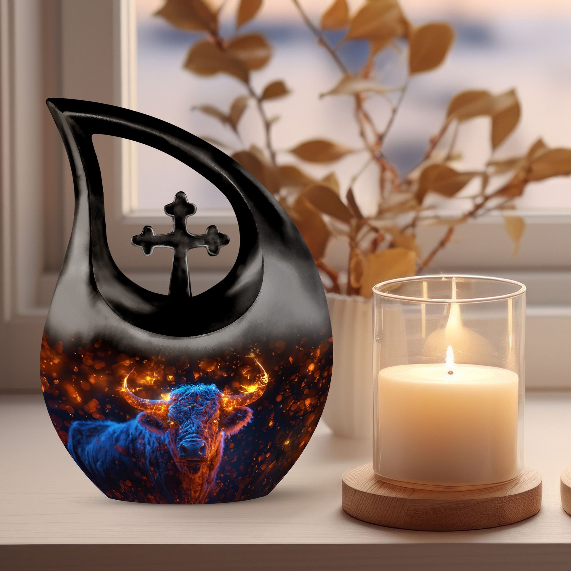 Bull Urns For Ashes - Urns For Adult Male Dad