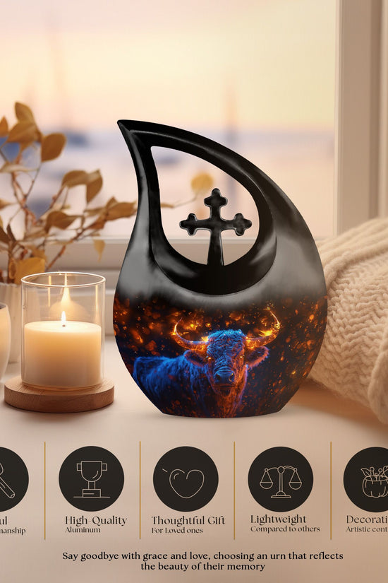 Bull Urns For Ashes - Urns For Adult Male Dad