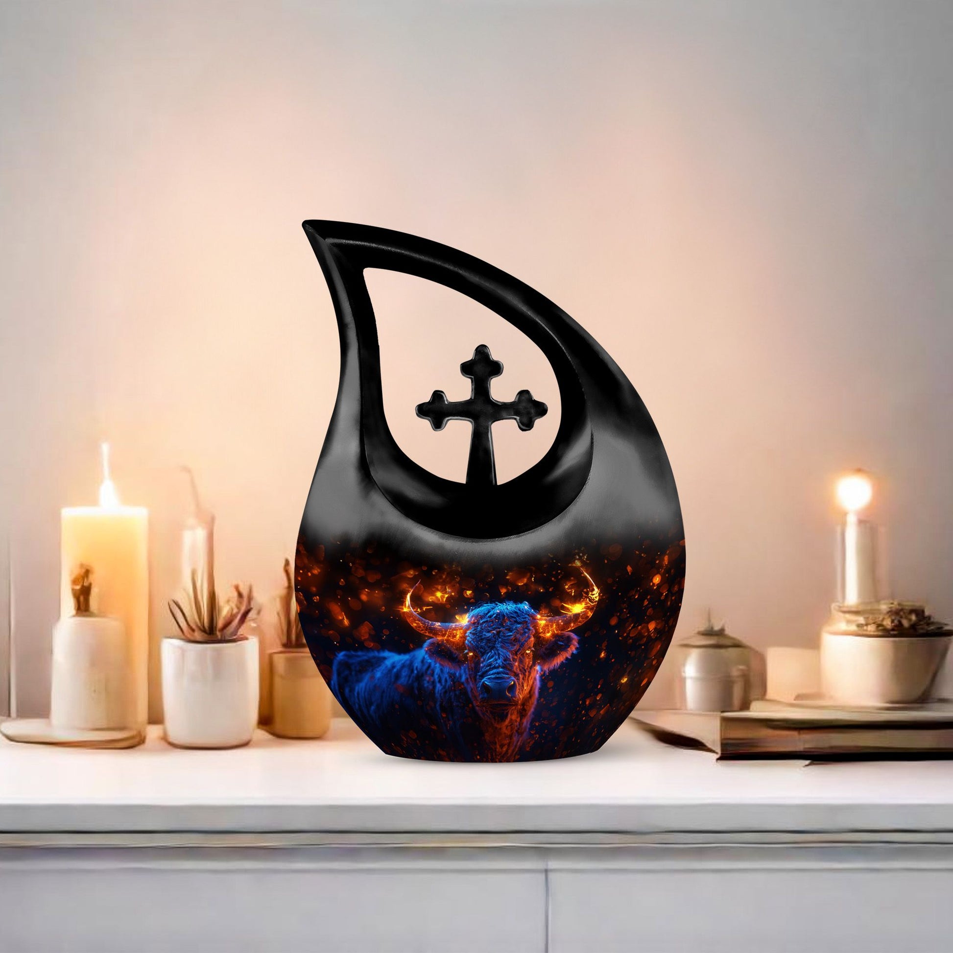 Bull Urns For Ashes - Urns For Adult Male Dad
