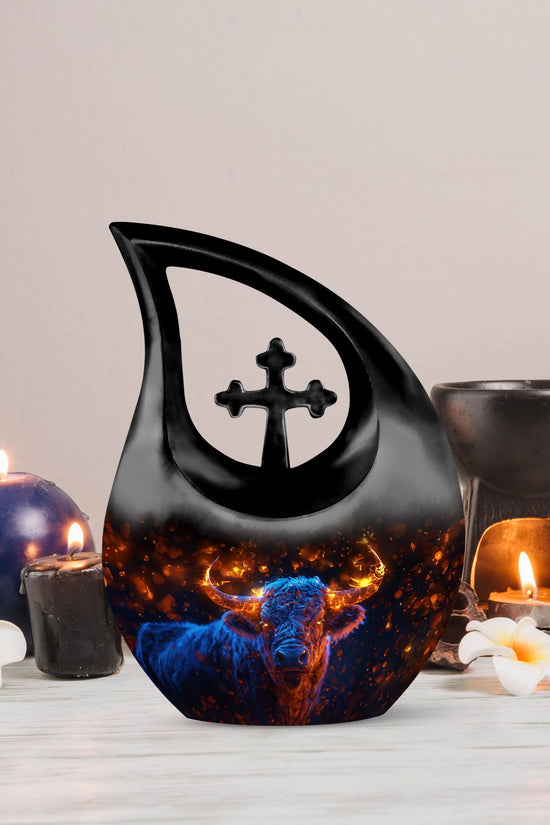 Bull Urns For Ashes - Urns For Adult Male Dad