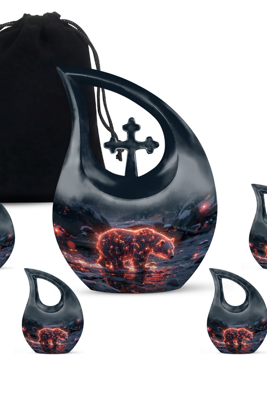 Bear Urns For Ashes - Small Urns For Ashes Adult Male