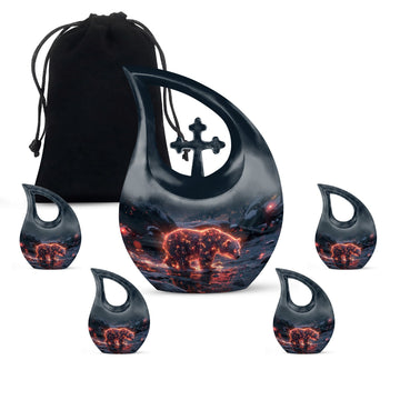 Large Urn With 4 Keepsake