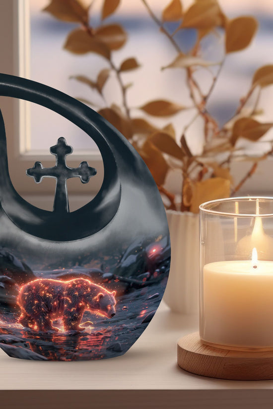 Bear Urns For Ashes - Small Urns For Ashes Adult Male