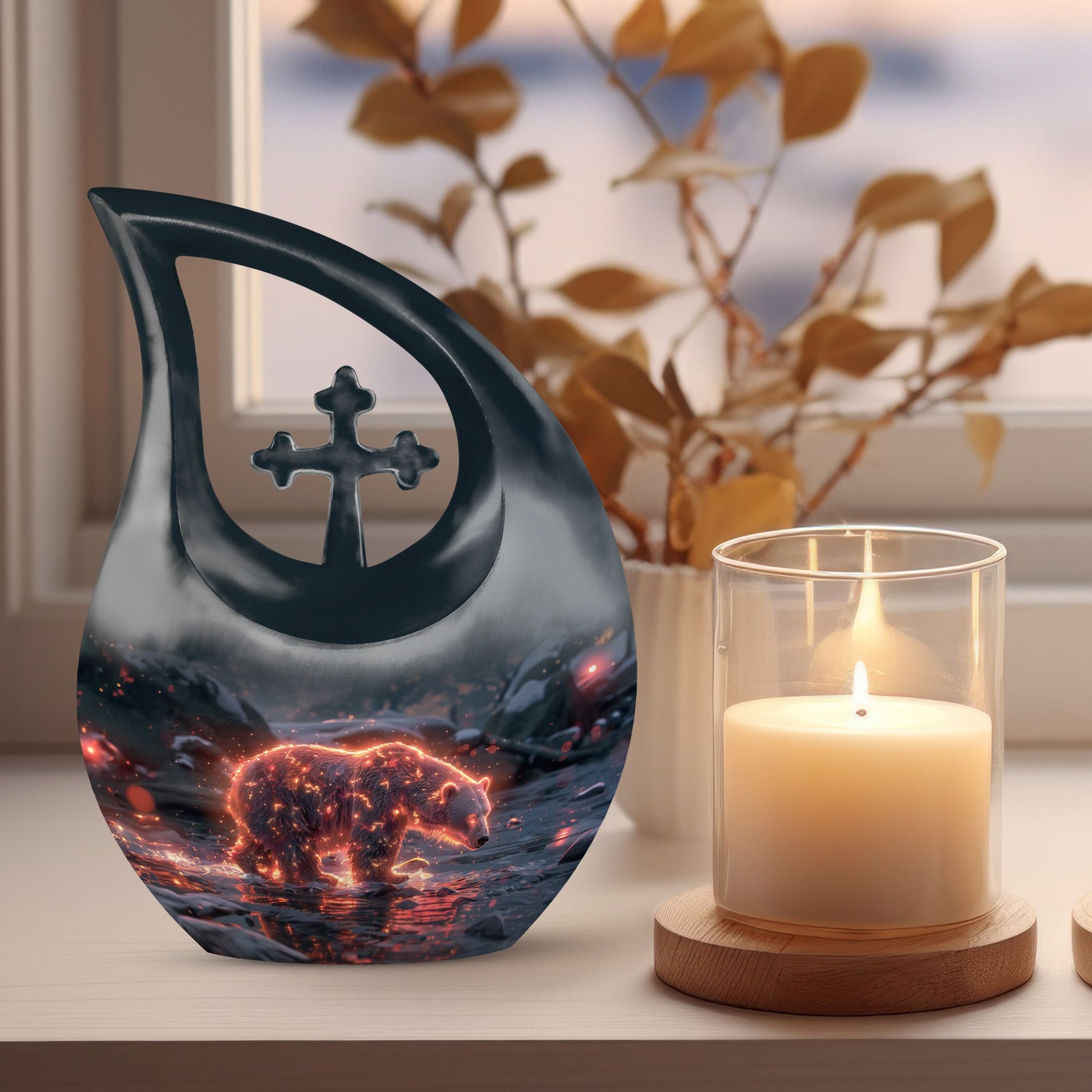 Bear Urns For Ashes - Small Urns For Ashes Adult Male