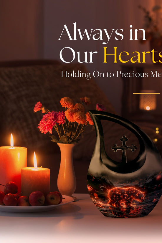 Bear Urns For Ashes - Small Urns For Ashes Adult Male