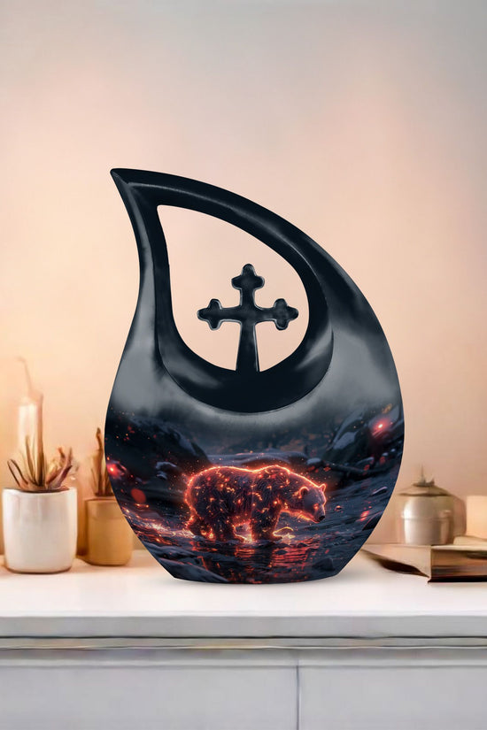 Bear Urns For Ashes - Small Urns For Ashes Adult Male