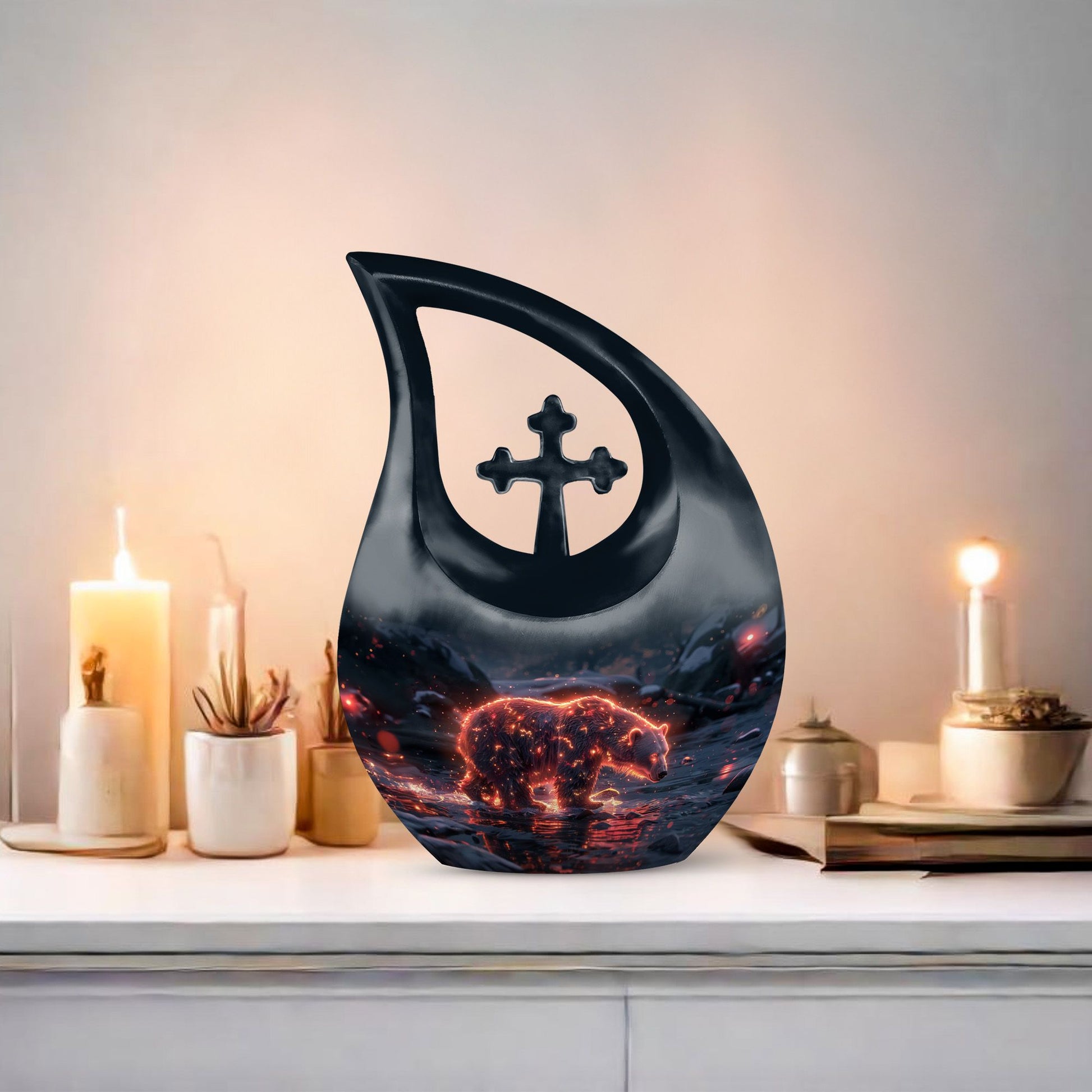 Bear Urns For Ashes - Small Urns For Ashes Adult Male