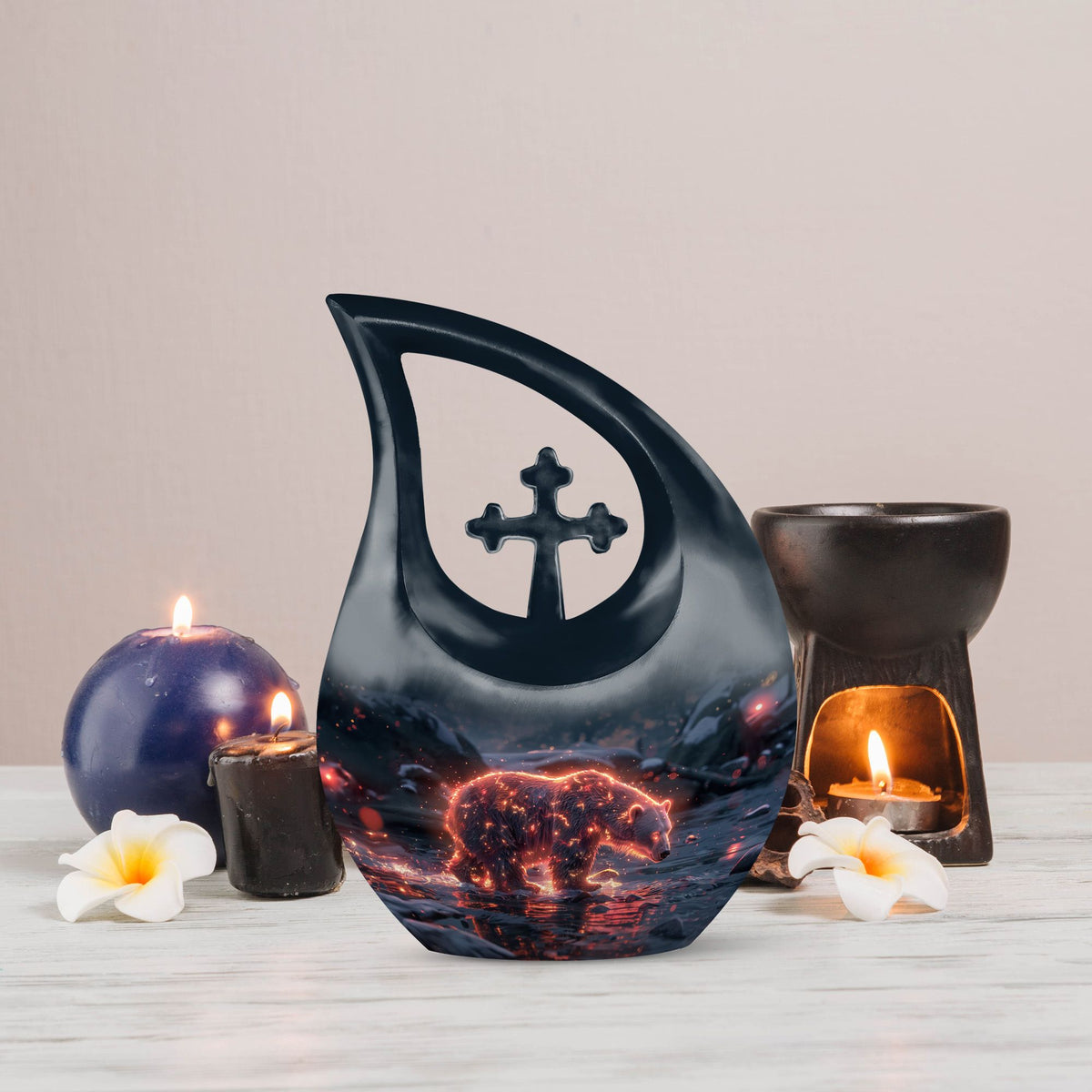 Bear Urns For Ashes - Small Urns For Ashes Adult Male