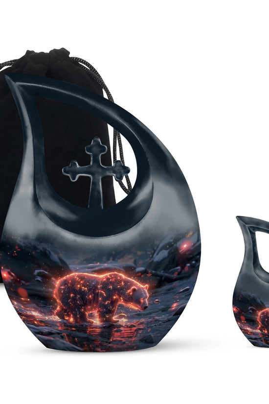 Bear Urns For Ashes - Small Urns For Ashes Adult Male