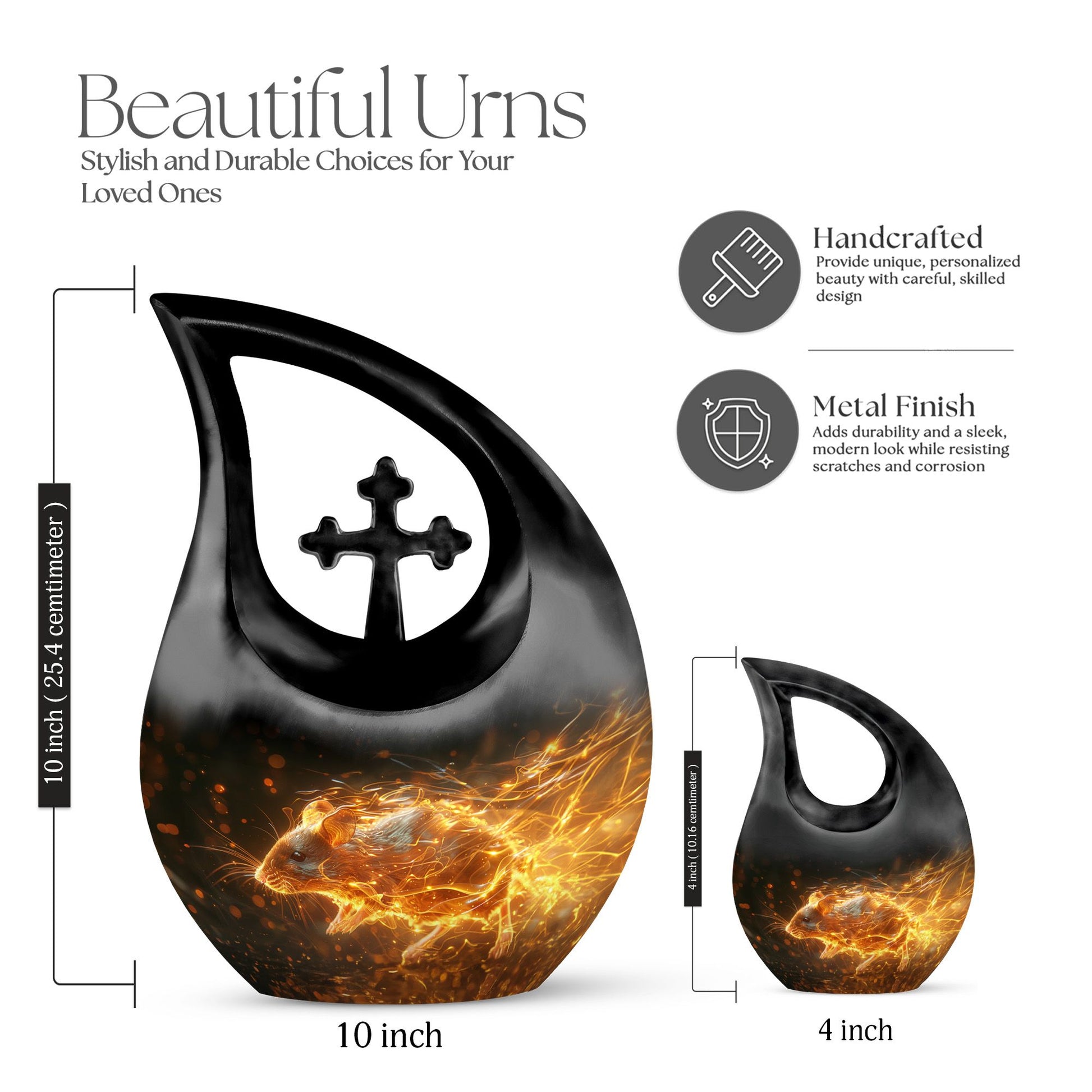 Mouse Urns For Ashes - Small Urns For Human Ashes Adult Male