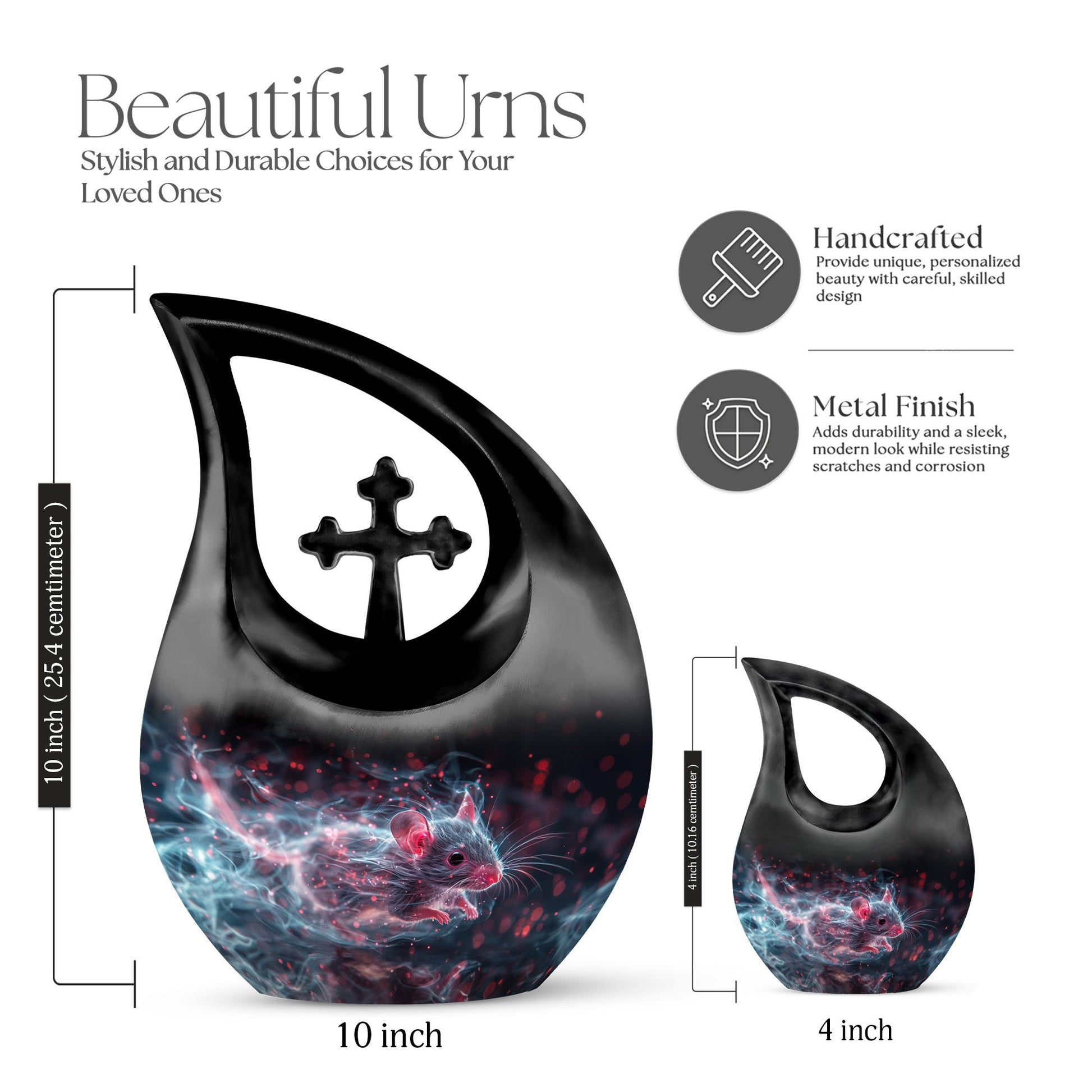 Mouse Urns For Ashes - Urns For Adult Female Mom
