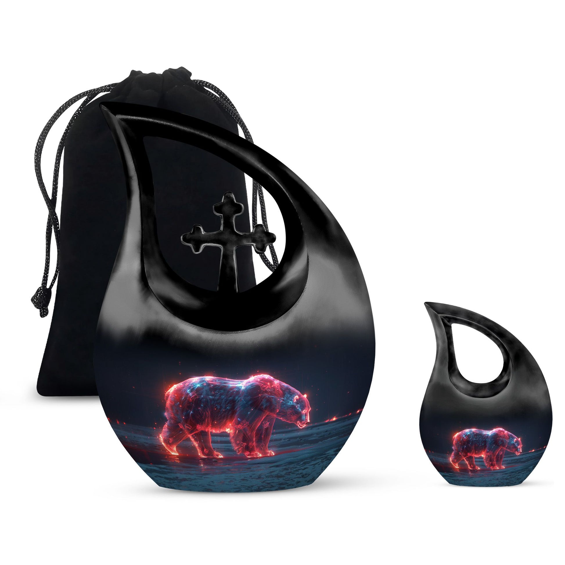 Bear Urns For Ashes - Urns For Human Ashes Adult Female Small Size