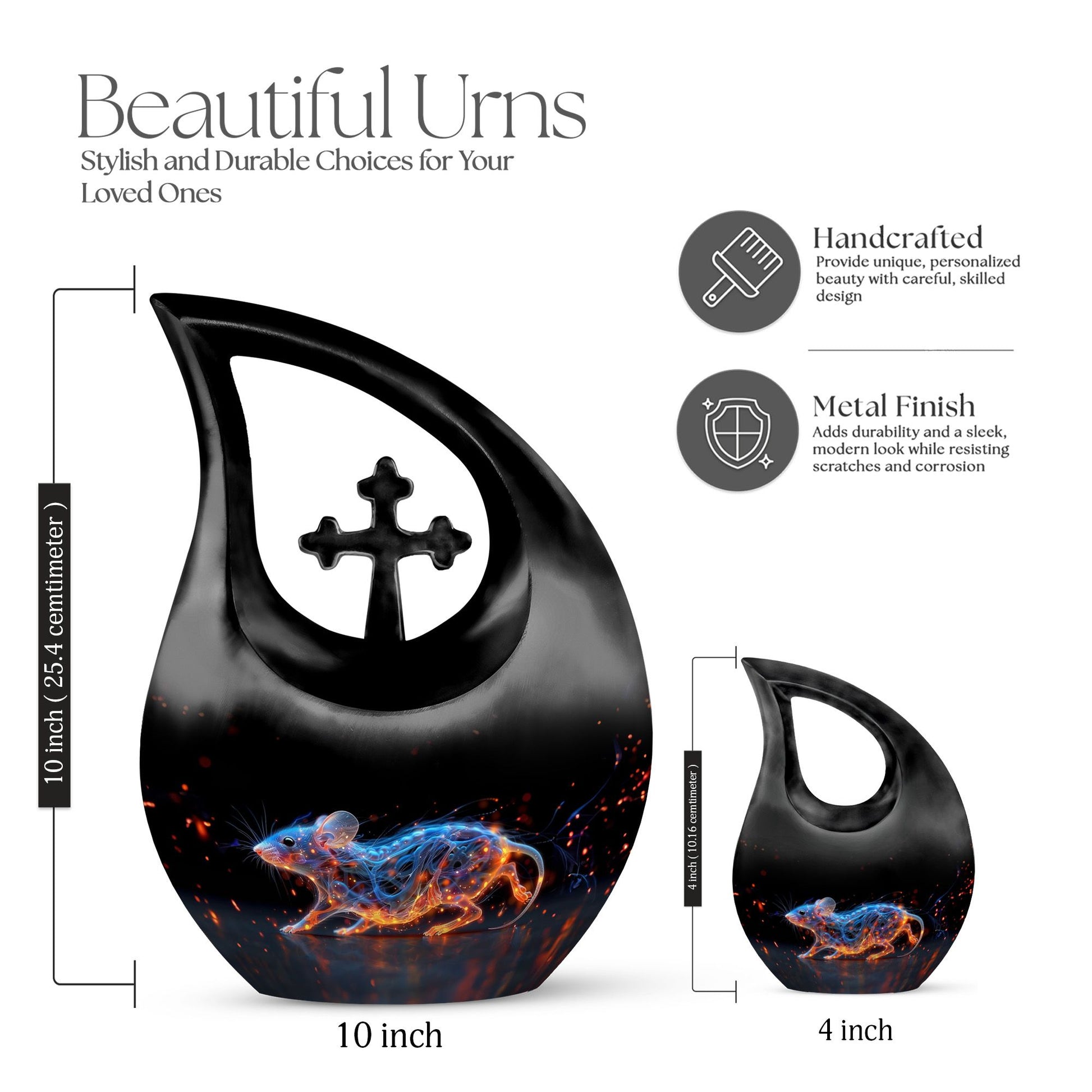 Mouse Urns For Ashes - Urns For Adult Female Ashes