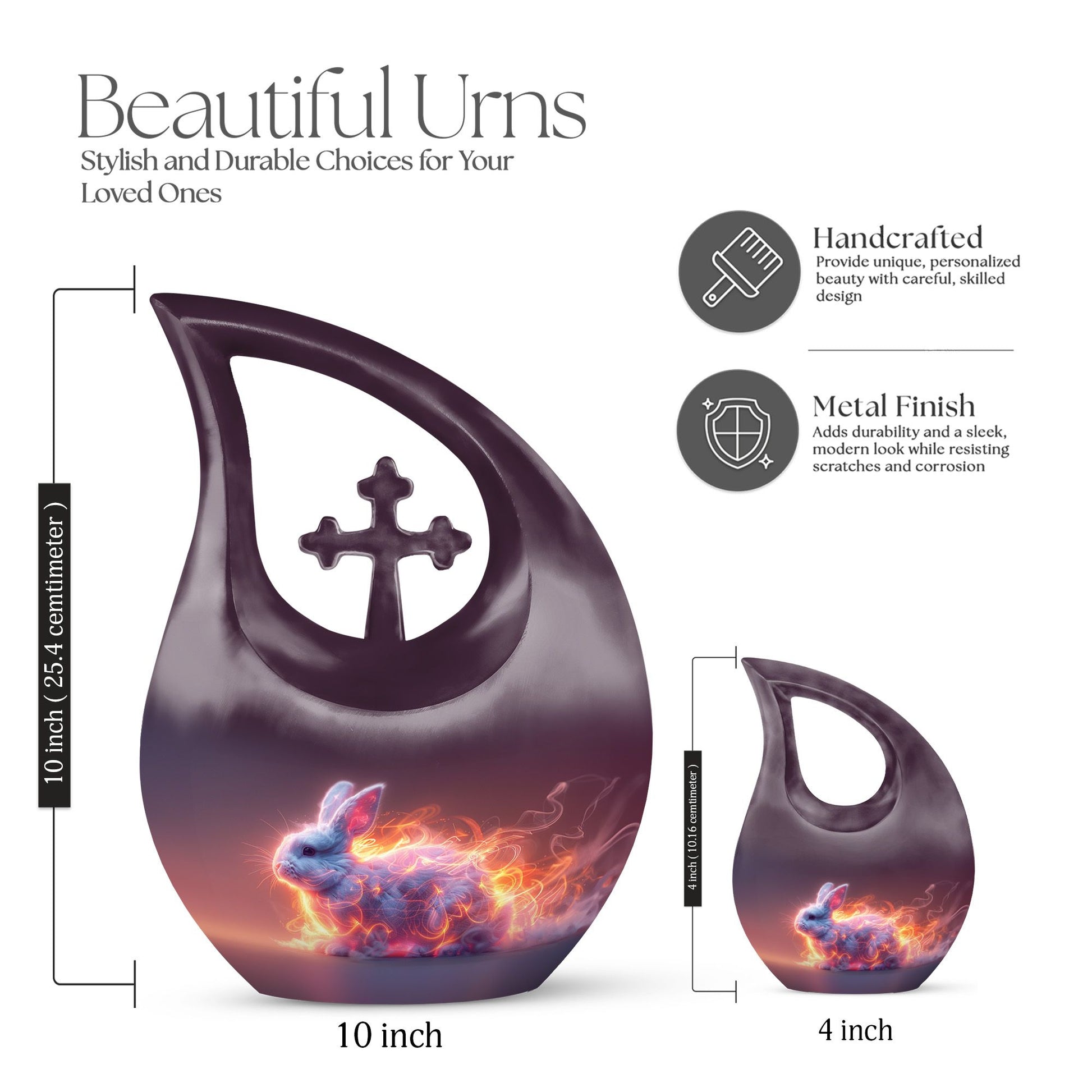 Rabbit Urns For Ashes - Urns For Adult Male