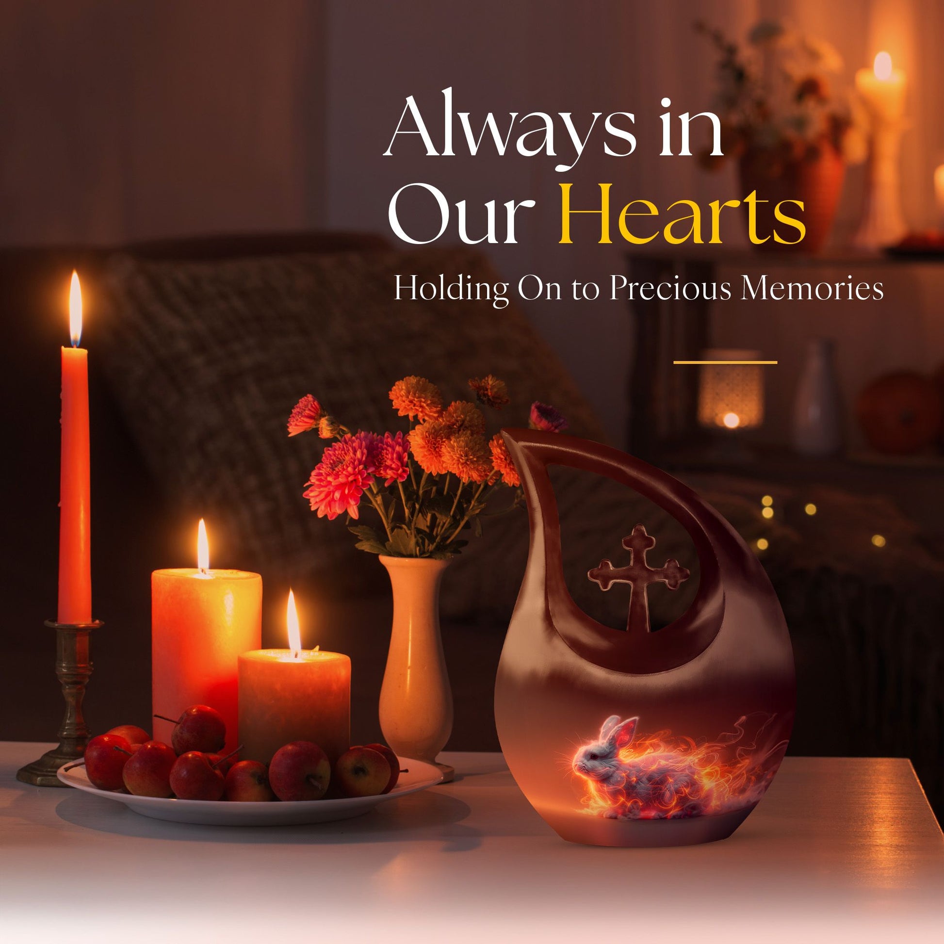 Rabbit Urns For Ashes - Urns For Adult Male