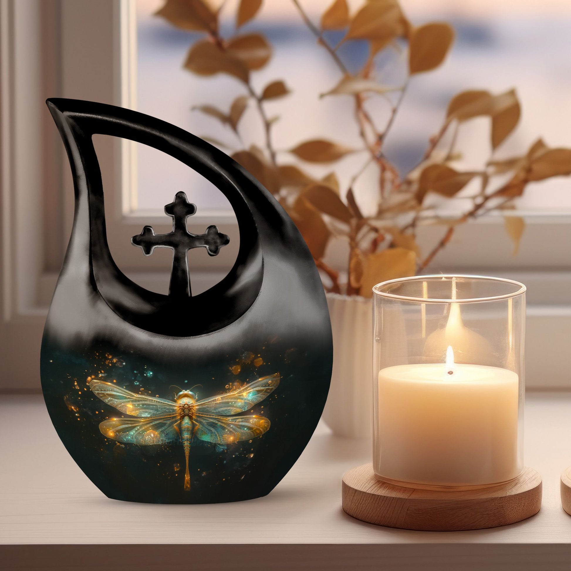 Dragonfly Urns For Ashes - Urn For Adult Female Ashes