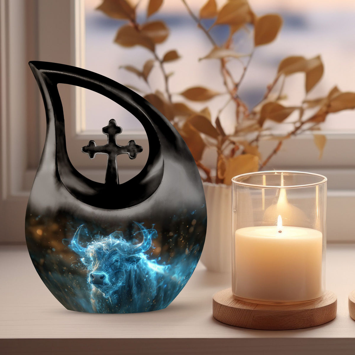 Bull Urns For Ashes - Urn For Human Ashes For Men
