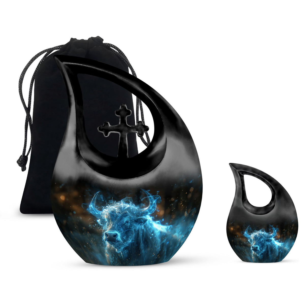 Bull Urns For Ashes - Urn For Human Ashes For Men
