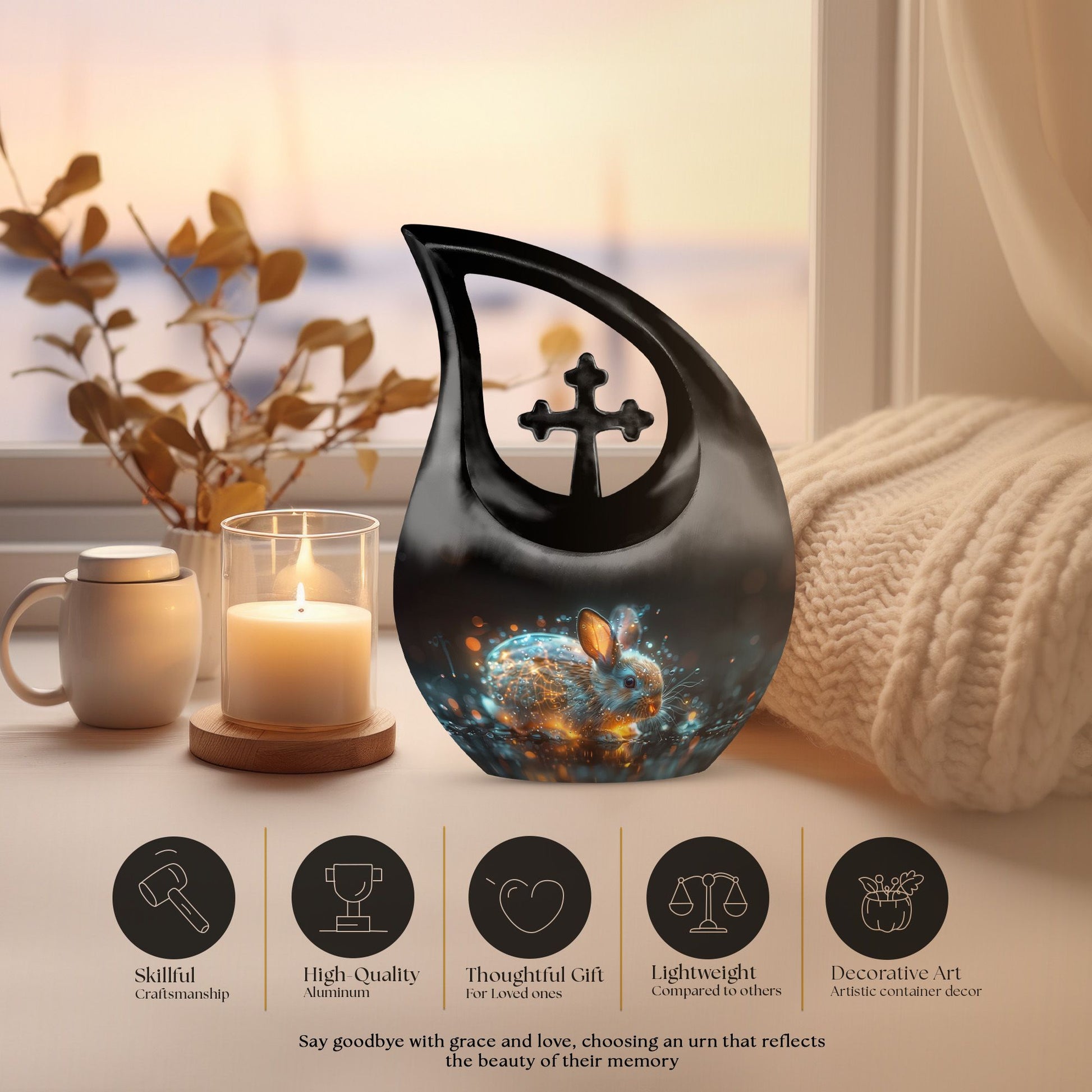 Rabbit Urns For Ashes - Urns For Ashes Adult Female Mother