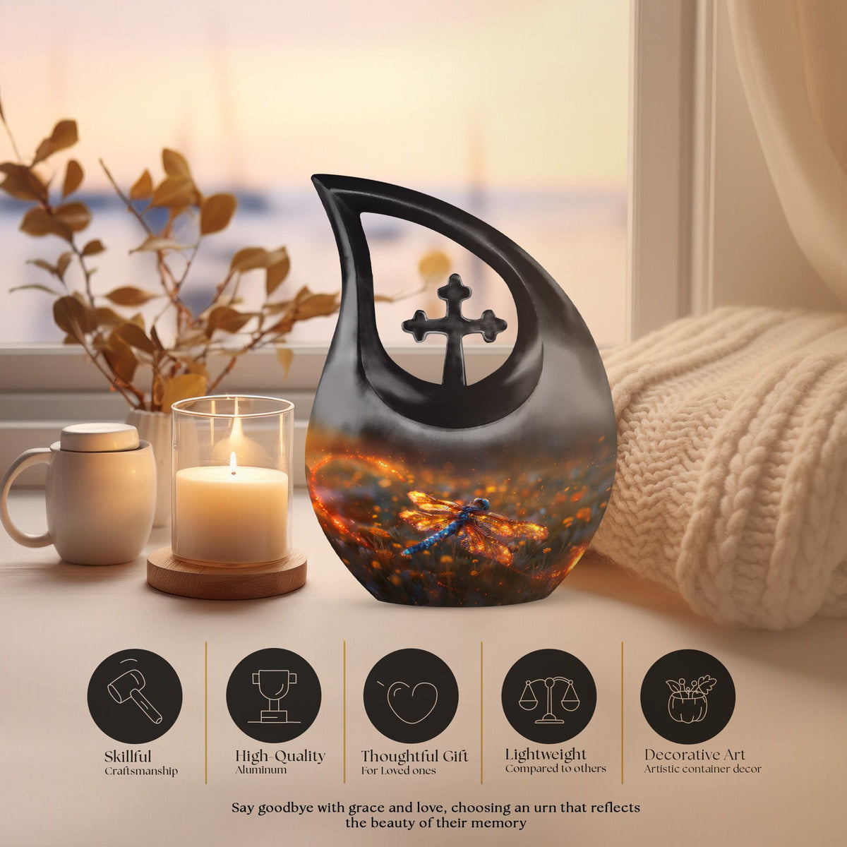 Dragonfly Urns For Ashes - Urns For Ashes Adult Male Small