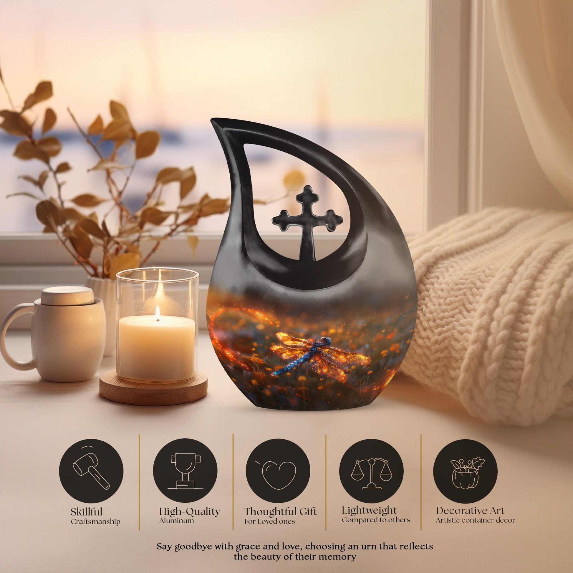 Dragonfly Urns For Ashes - Urns For Ashes Adult Male Small