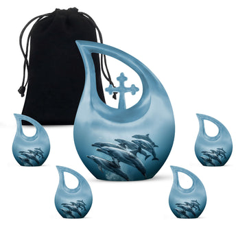 Large Urn With 4 Keepsake