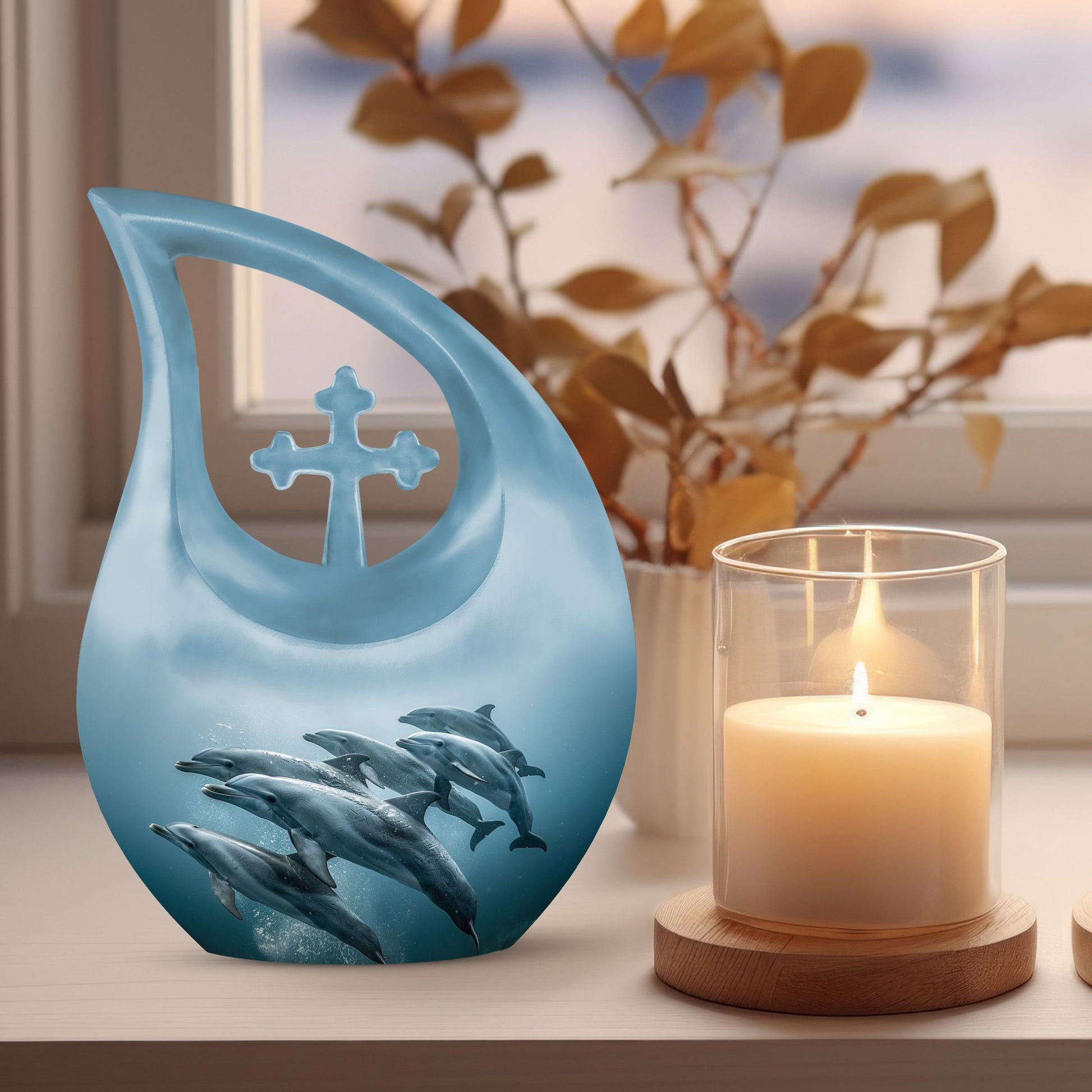 Dolphin Urns For Ashes - Urns Cremation Ashes Female